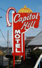 Capital Hill Motel sign